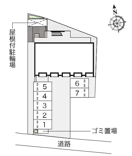 枚方市大峰元町１丁目 月極駐車場